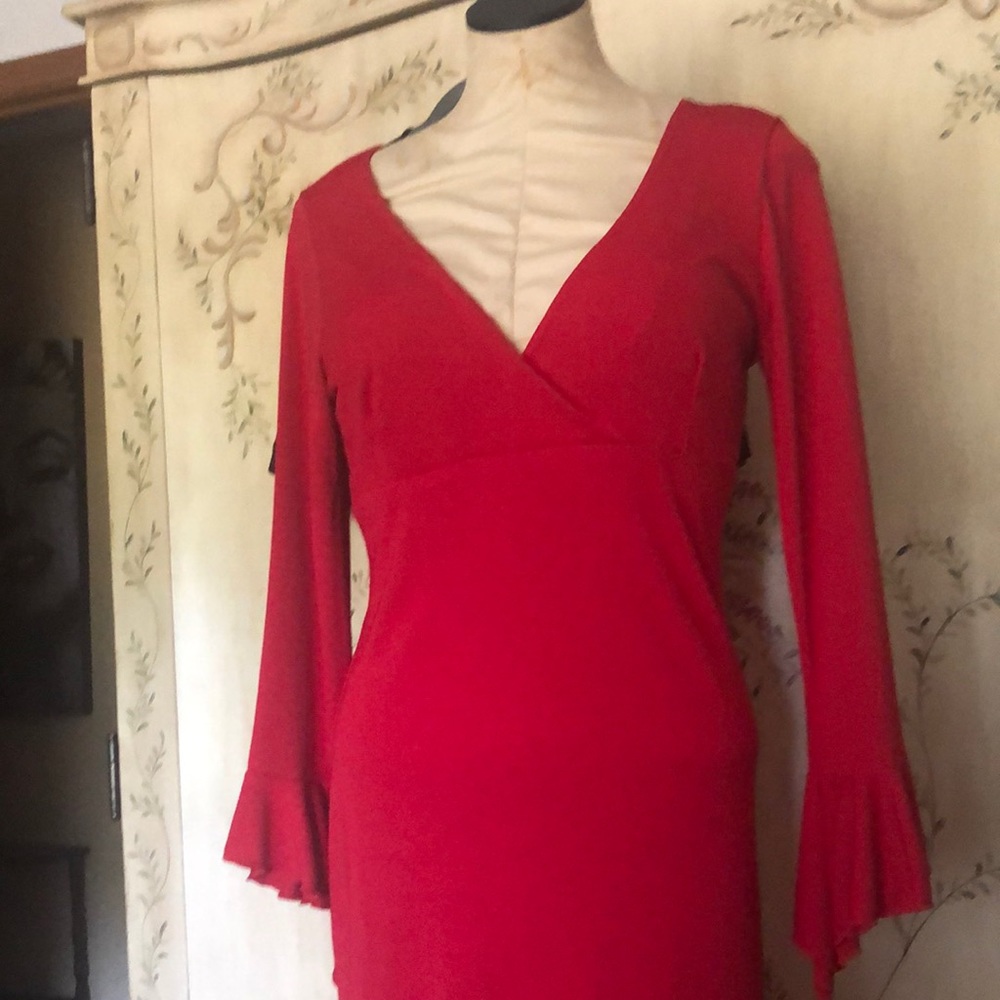 Sexy red dress